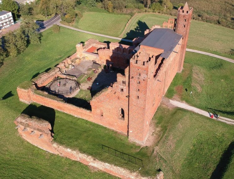 Teutonic Castle in Radzyn Chełmiński, Poland